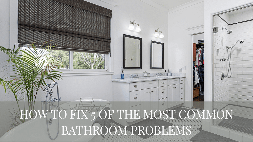 How to Fix Five of the Most Common Bathroom Problems Possum Kingdom